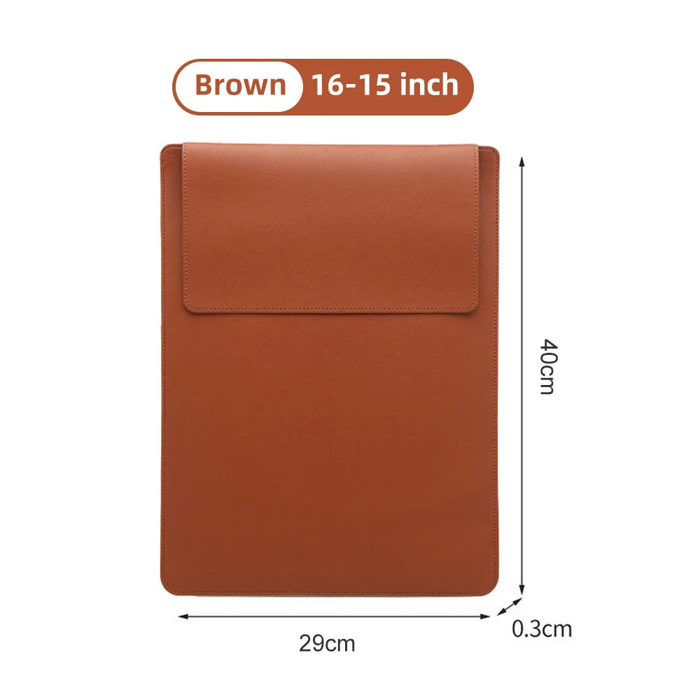 13-16 Inch Laptop Sleeve Bag Case for Macbook Huawei Lenovo PU Computer Bag