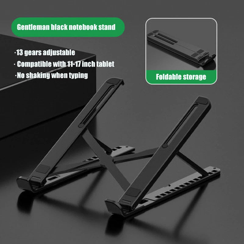 Foldable Laptop tablet Stand With Cooling Fan Heat Dissipation For Desktop MacBook