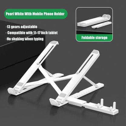Foldable Laptop tablet Stand With Cooling Fan Heat Dissipation For Desktop MacBook