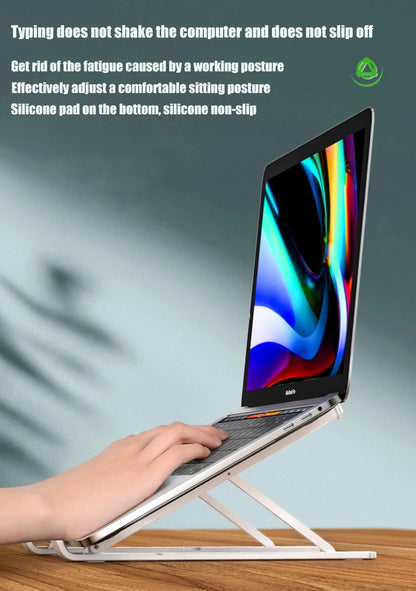 Foldable Laptop tablet Stand With Cooling Fan Heat Dissipation For Desktop MacBook