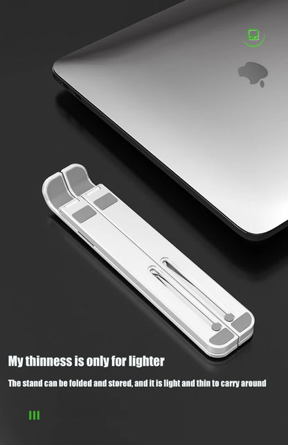 Foldable Laptop tablet Stand With Cooling Fan Heat Dissipation For Desktop MacBook