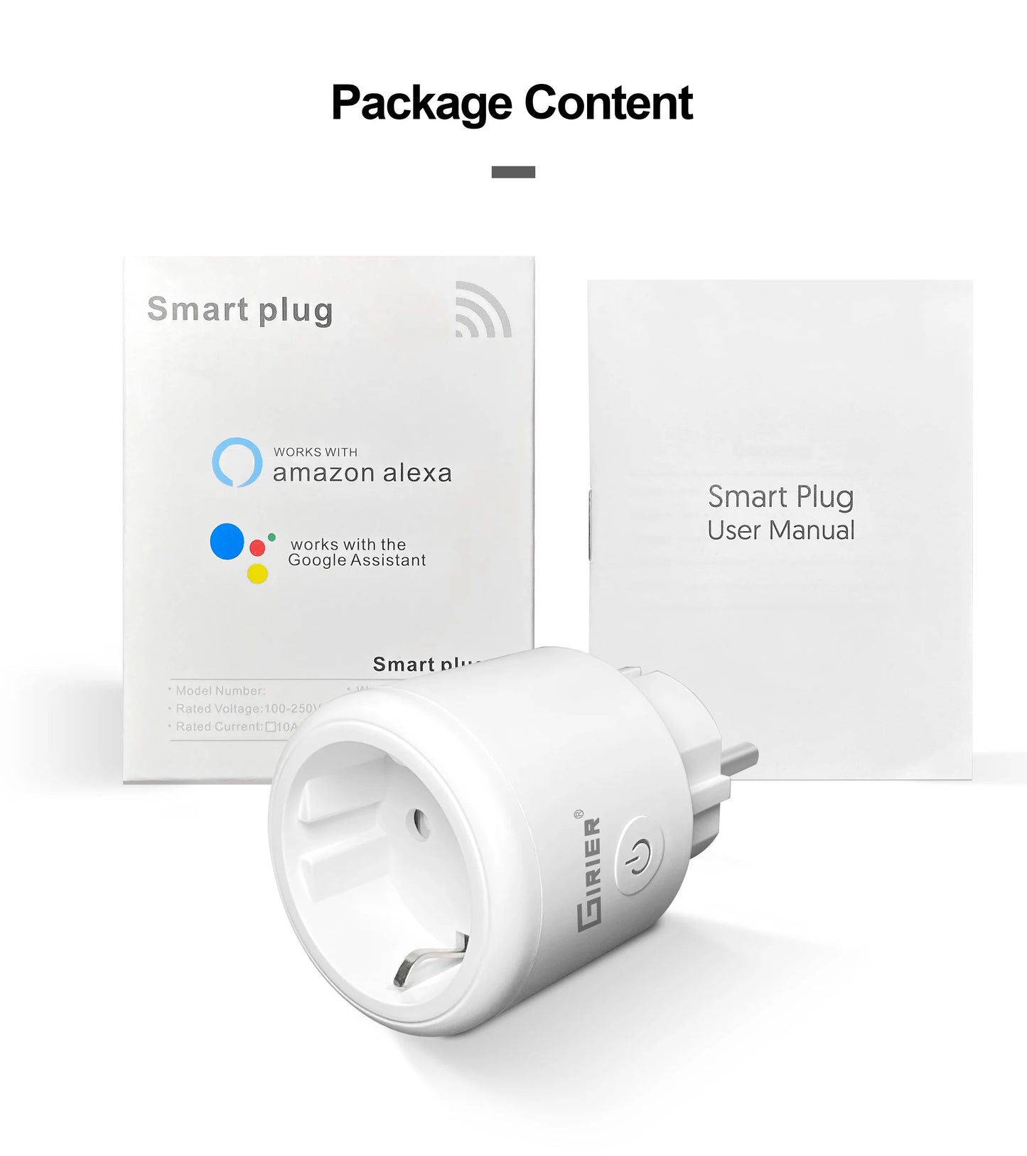 20A Tuya WiFi/ZigBee Smart Plug EU with Power Monitor