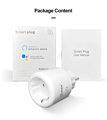 20A Tuya WiFi/ZigBee Smart Plug EU with Power Monitor
