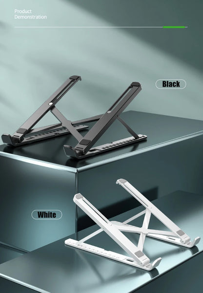 Foldable Laptop tablet Stand With Cooling Fan Heat Dissipation For Desktop MacBook