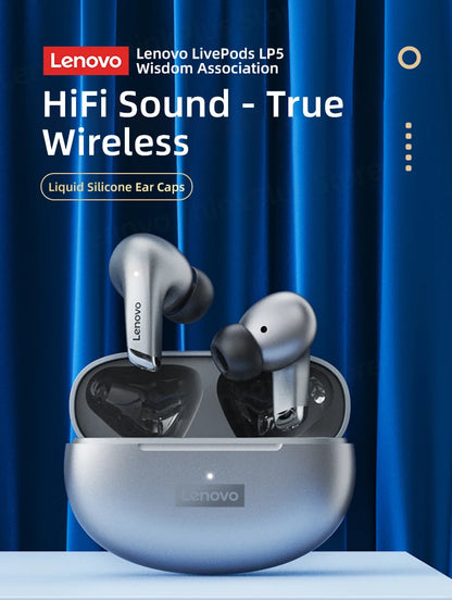 Original Lenovo LP5 TWS Wireless Bluetooth Earphone