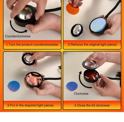 Sunset Projector Lamp Bluetooth Night Light