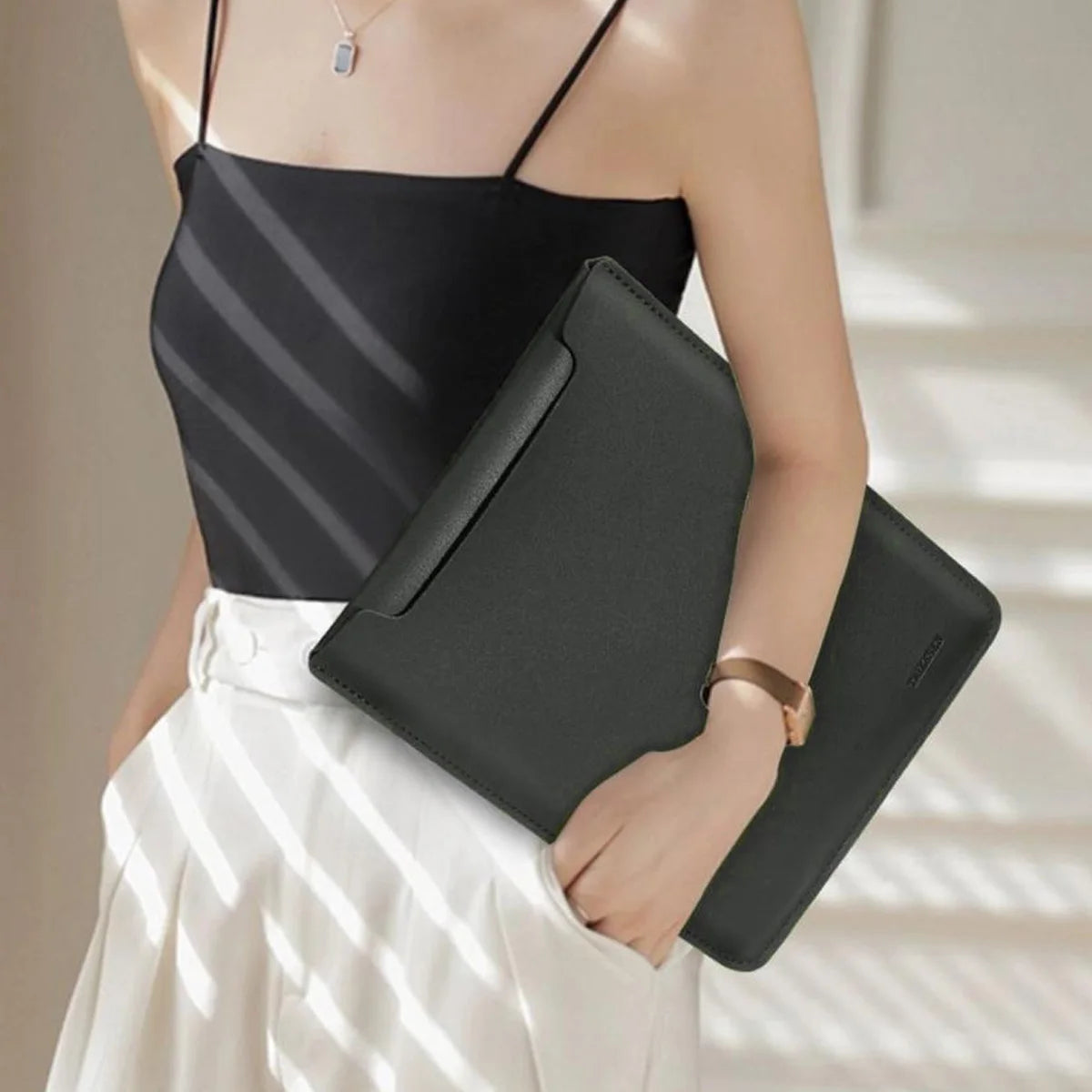 13-16 Inch Laptop Sleeve Bag Case for Macbook Huawei Lenovo PU Computer Bag