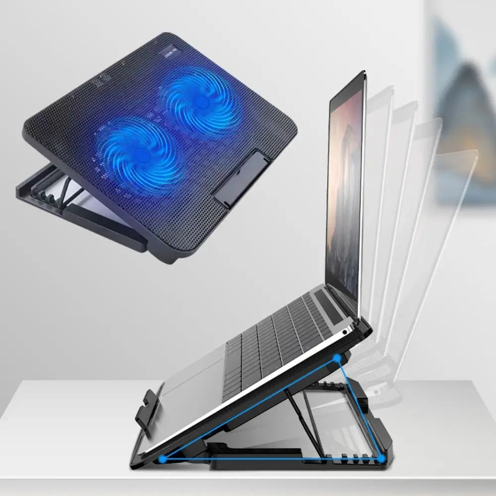 Portable Adjustable Laptop Cooling Pad USB