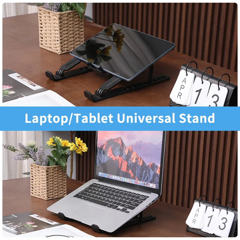 Laptop Cooler Base Stand Foldable Laptop Cooling Pad