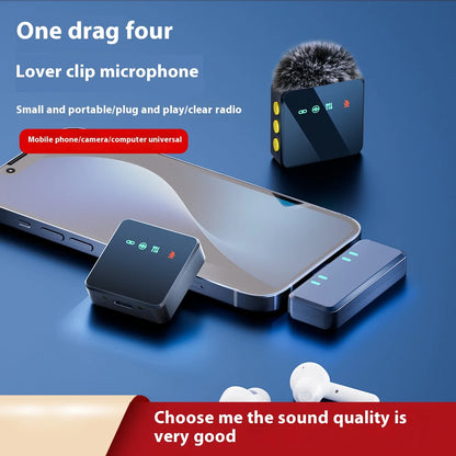 Wireless Lavalier Microphone Noise Reduction With Windproof