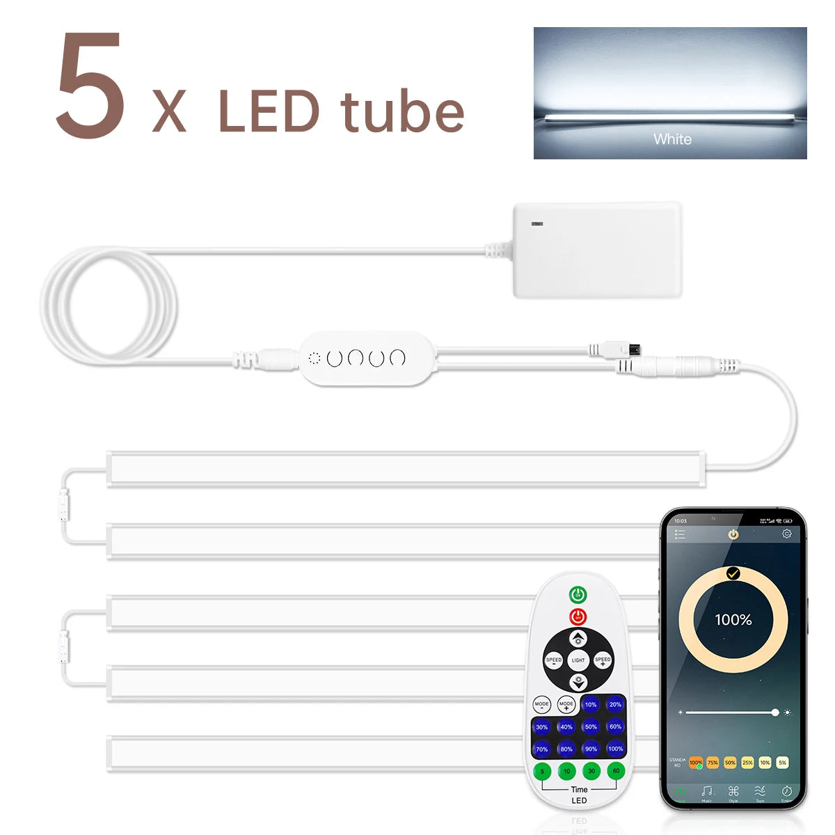 LED Bar Light Efficient Heat Dimmable