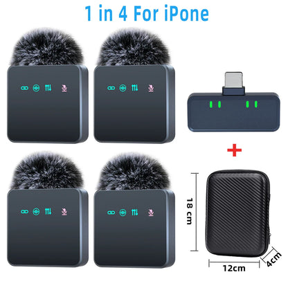Wireless Lavalier Microphone Noise Reduction With Windproof