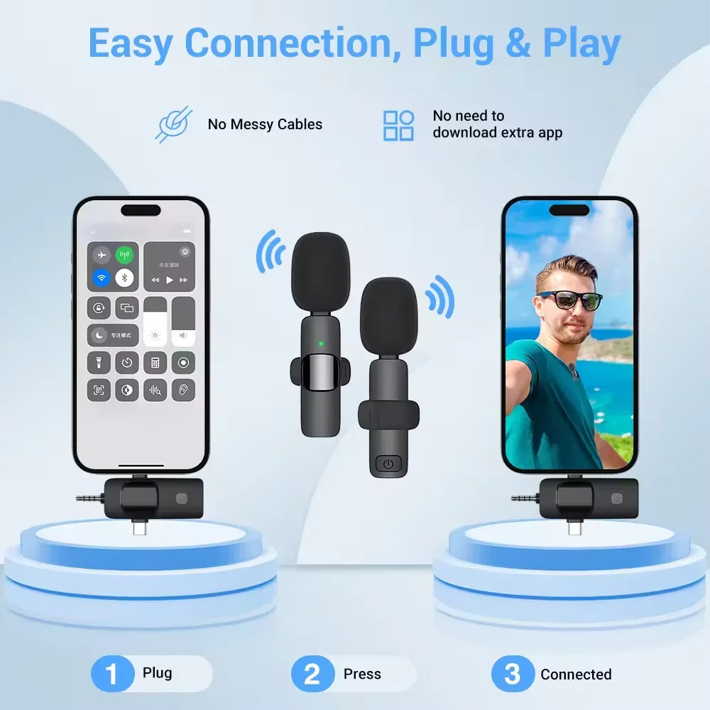 Basix Mini Wireless Lavalier Microphone