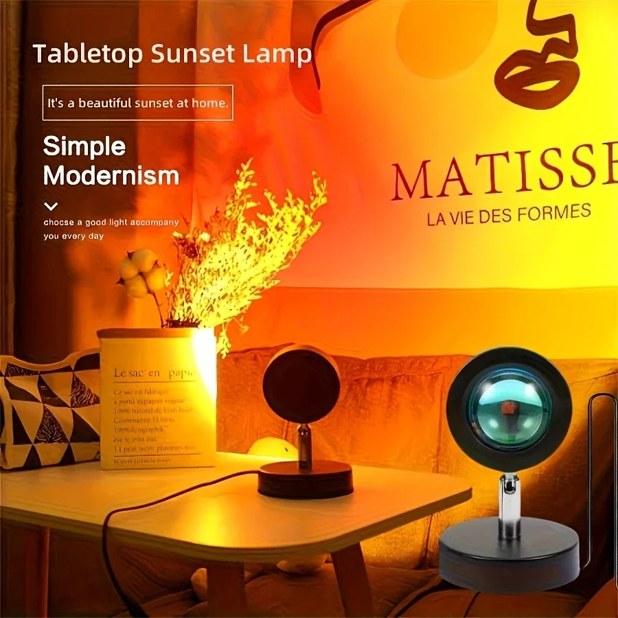 Sunset atmosphere lamp, night light