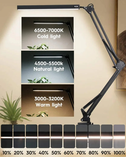 LED Folding Metal Desk Lamp