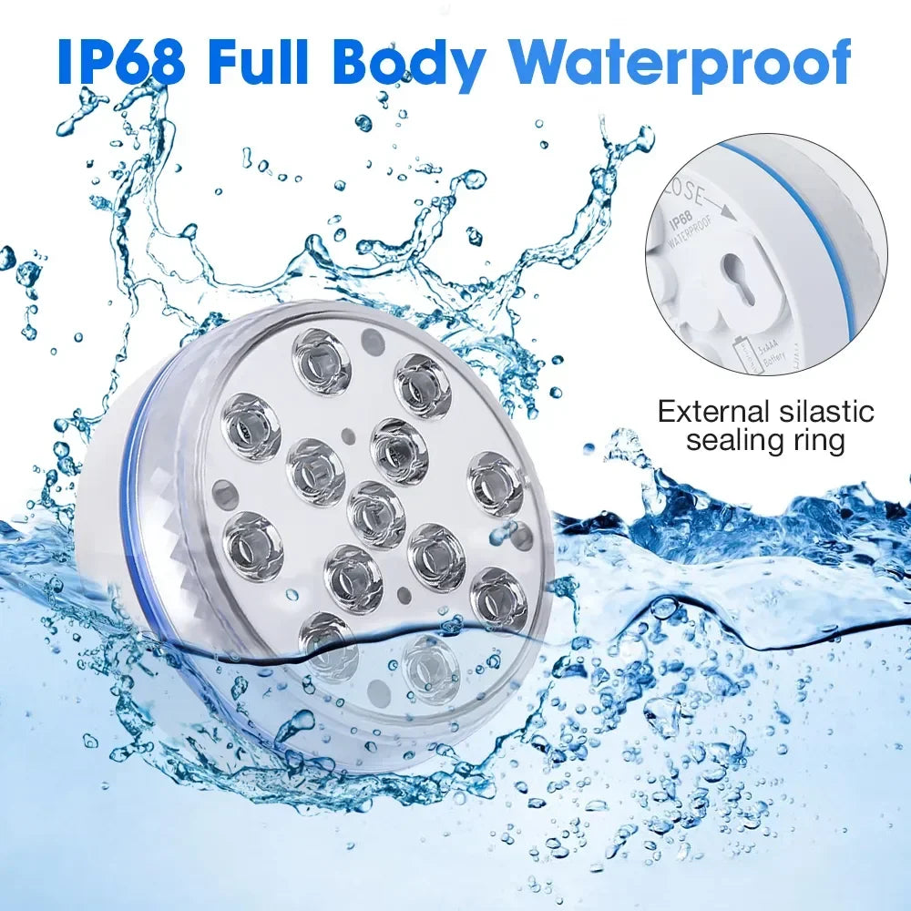 Updated Submersible 13LED Underwater Light