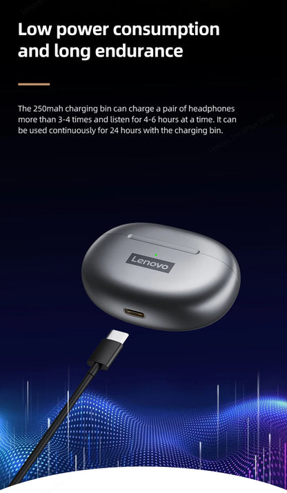Original Lenovo LP5 TWS Wireless Bluetooth Earphone