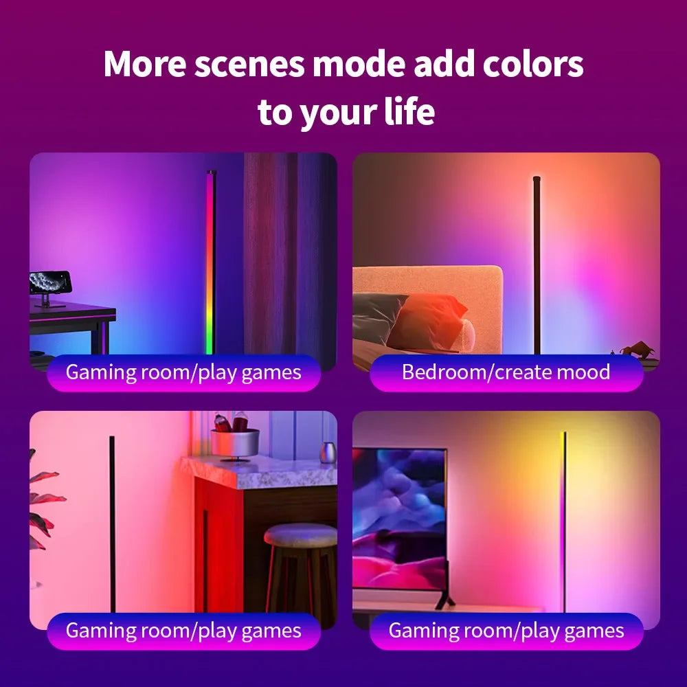 122cm Smart Corner Floor Lamp Dimmable