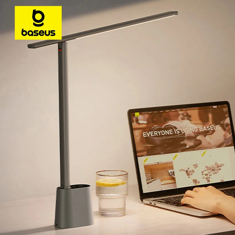 LED Desk Lamp Eye  Dimmable Office Light Foldable Table Lamp