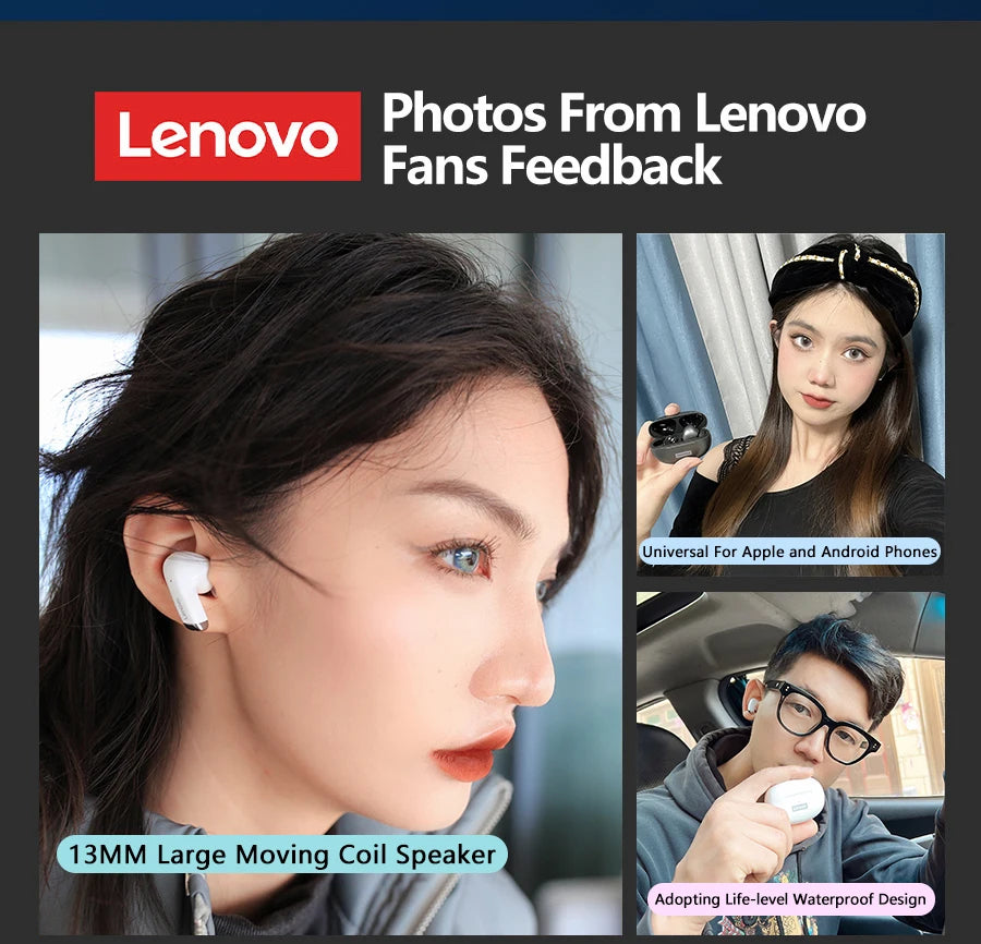 Original Lenovo LP5 TWS Wireless Bluetooth Earphone