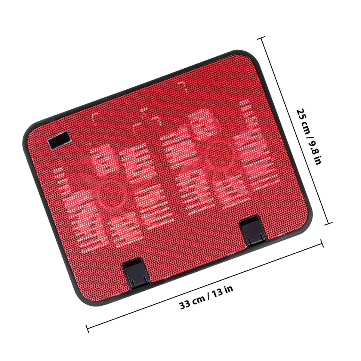 14 Inch Notebook Cooler Dual Fan USB Slim Stand Laptop Cooling Pad