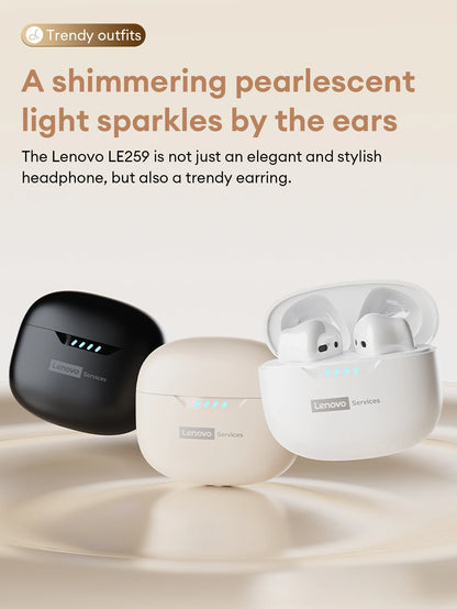 Original Lenovo LE259 TWS Bluetooth 6.0 Headphones