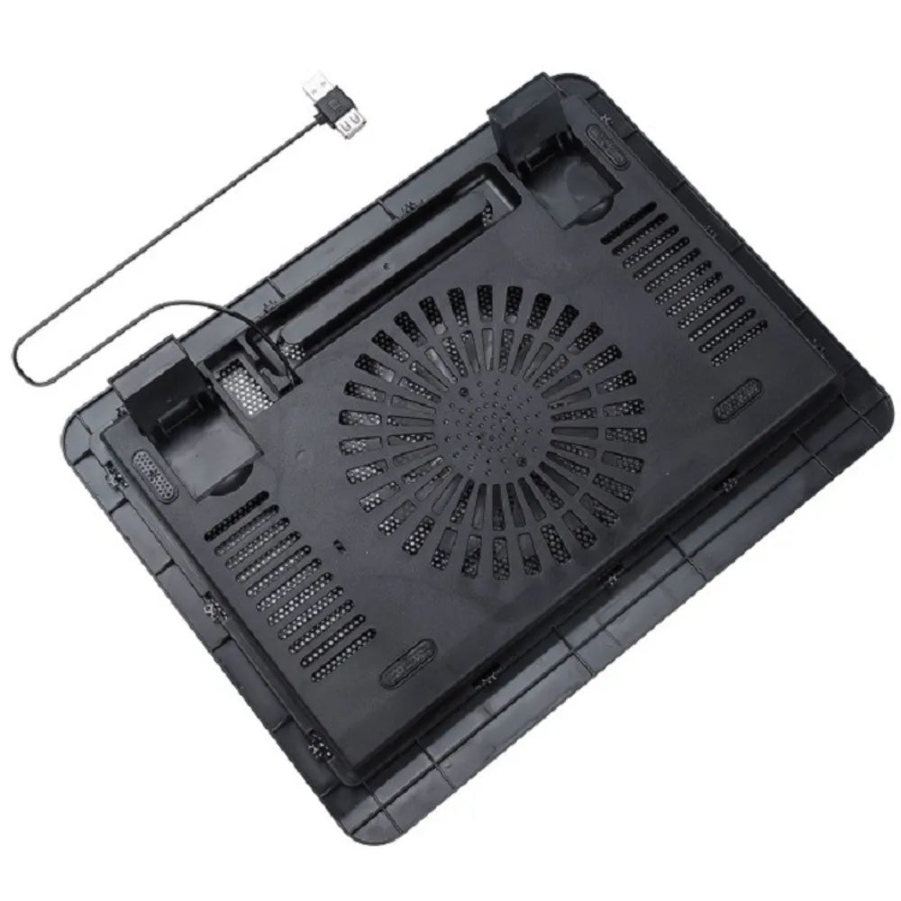 Durable Adjustable Laptop Cooling Pad USB Port Metal Mesh Laptop Cooler Fan