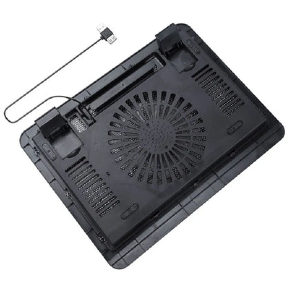 Durable Adjustable Laptop Cooling Pad USB Port Metal Mesh Laptop Cooler Fan