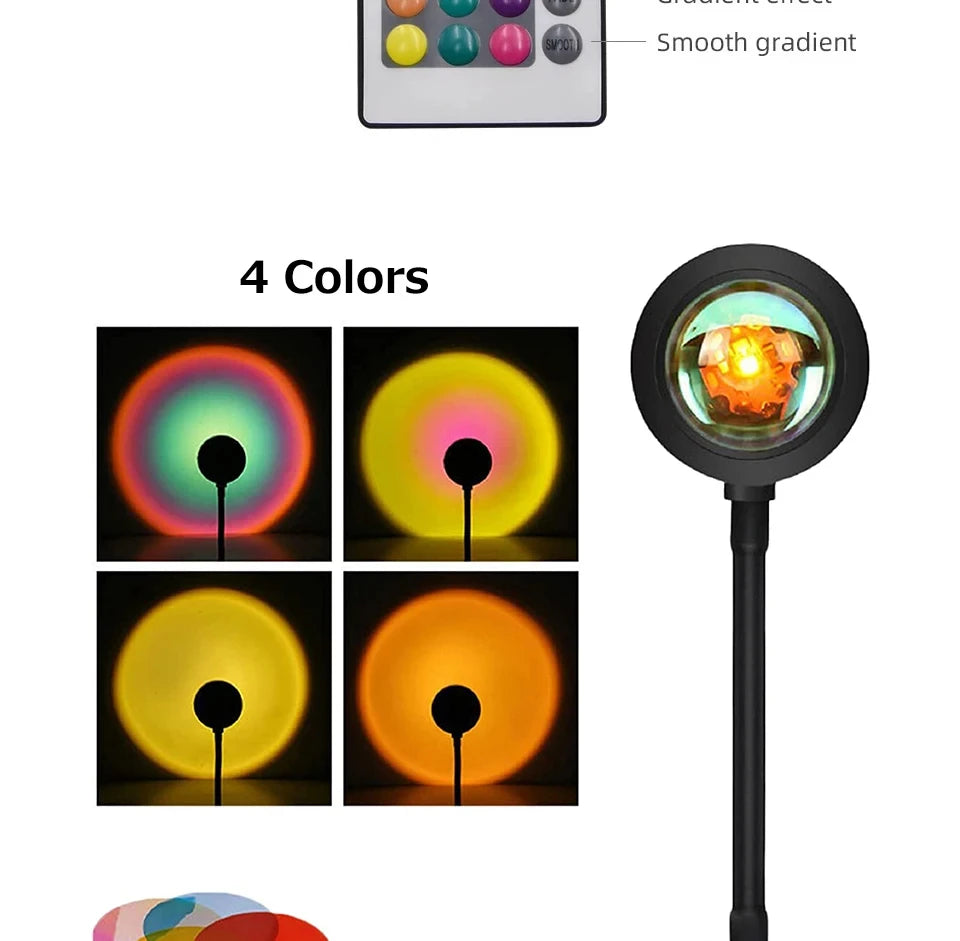 Sunset Projector Lamp Bluetooth Night Light