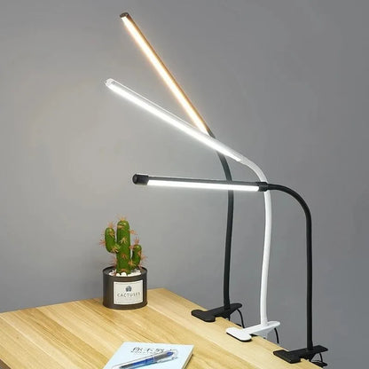 LED Adjustable Table Lamp USB 3 Colors Eye Protection Study Night Lamps
