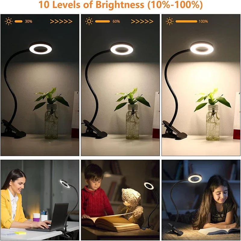 Reading Desk Lamp Bed Dimmable