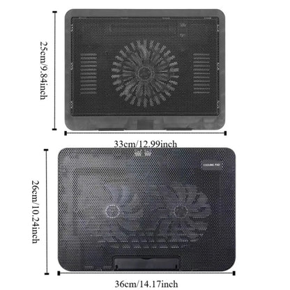 Portable Adjustable Laptop Cooling Pad USB