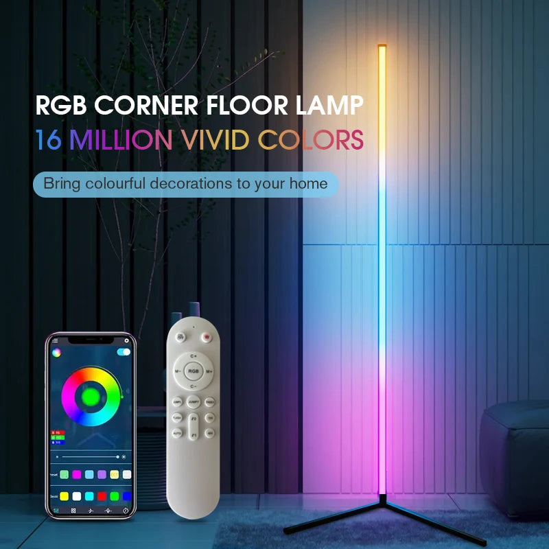 LED ambiance floor lamp