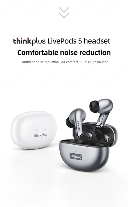 Original Lenovo LP5 TWS Wireless Bluetooth Earphone