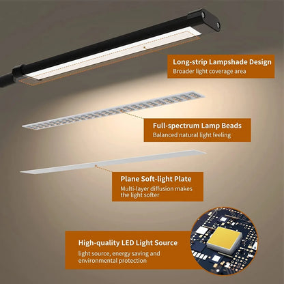 LED Desk Lamp with Clamp Dimmable