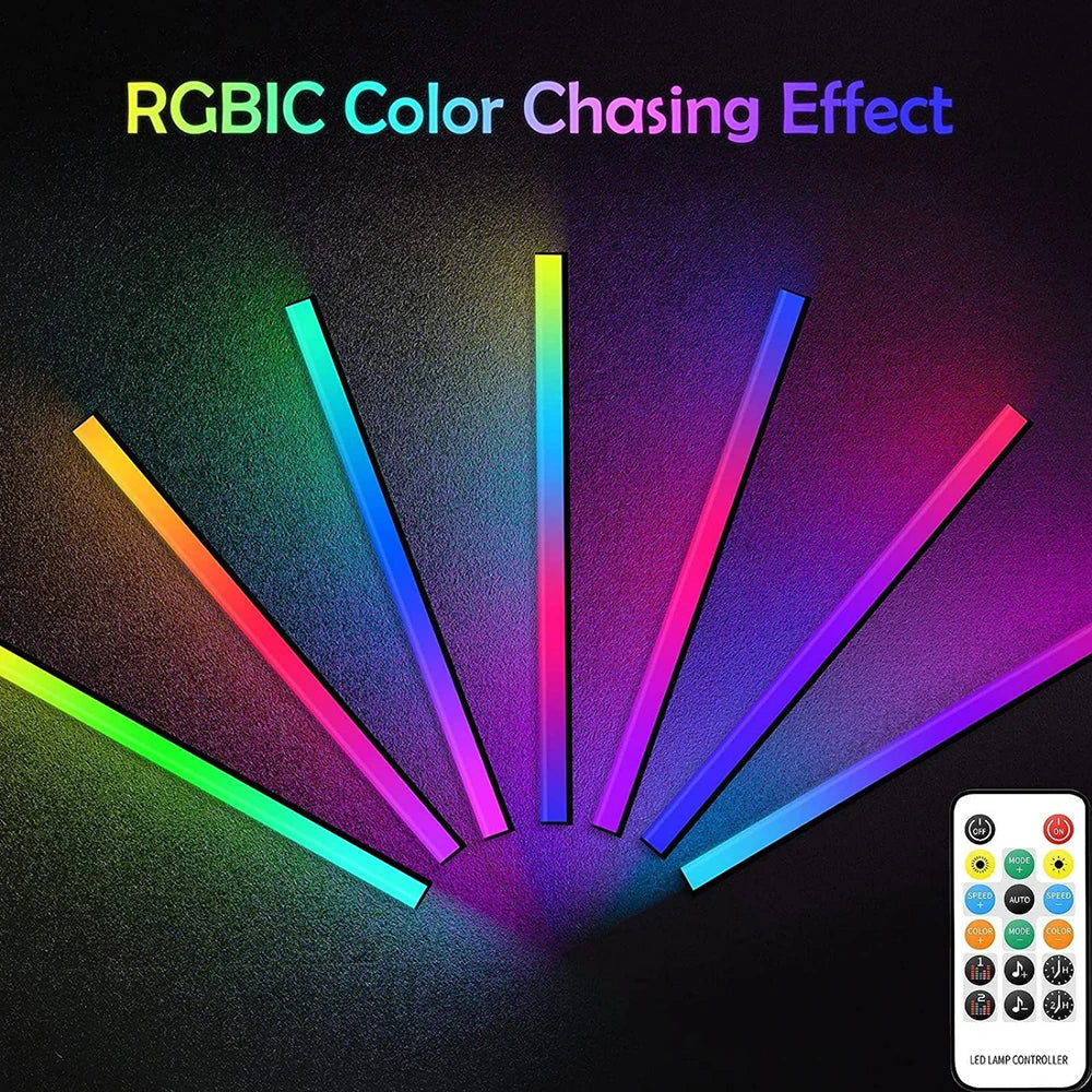 Remote Control Timer Music Sync RGB LED Light Bar