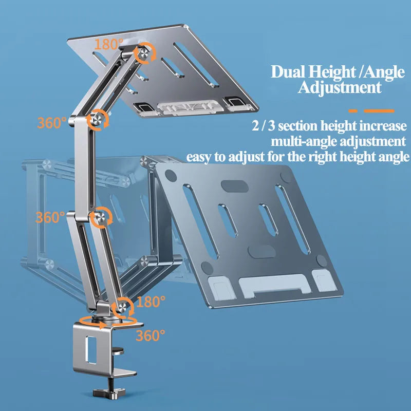 Oatsbasf Laptop Stand Clamp Tablet