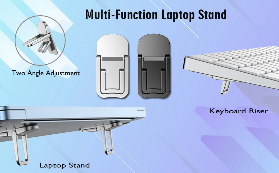 2PCS Mini Foldable Laptop Stand Portable
