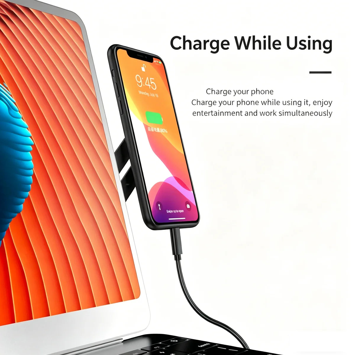 Laptop Extension Phone Stand