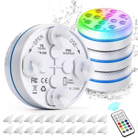 Updated Submersible 13LED Underwater Light