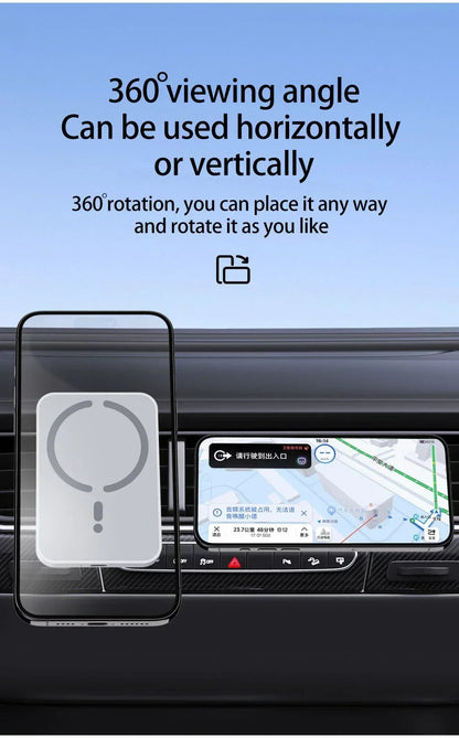 30W Magnetic Car Wireless Charger