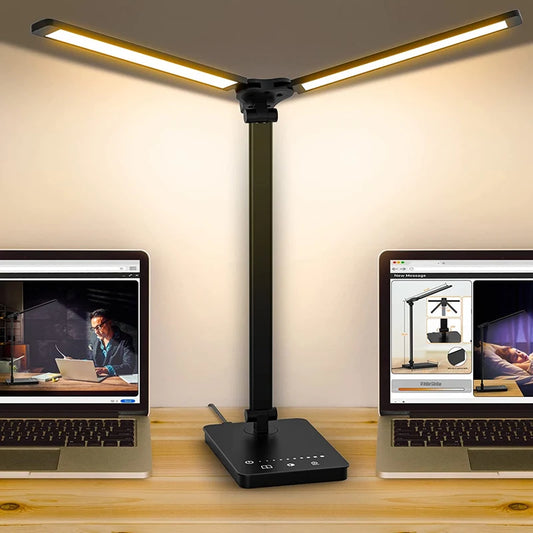 Double Head LED Desk Lamp,
