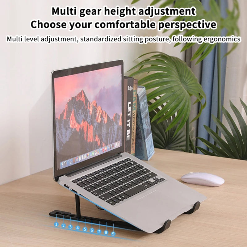 Laptop Cooler Base Stand Foldable Laptop Cooling Pad