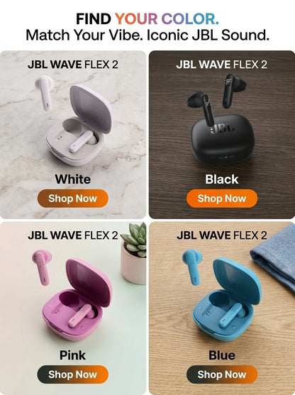 JBL Wave Flex 2 True Wireless Earbuds