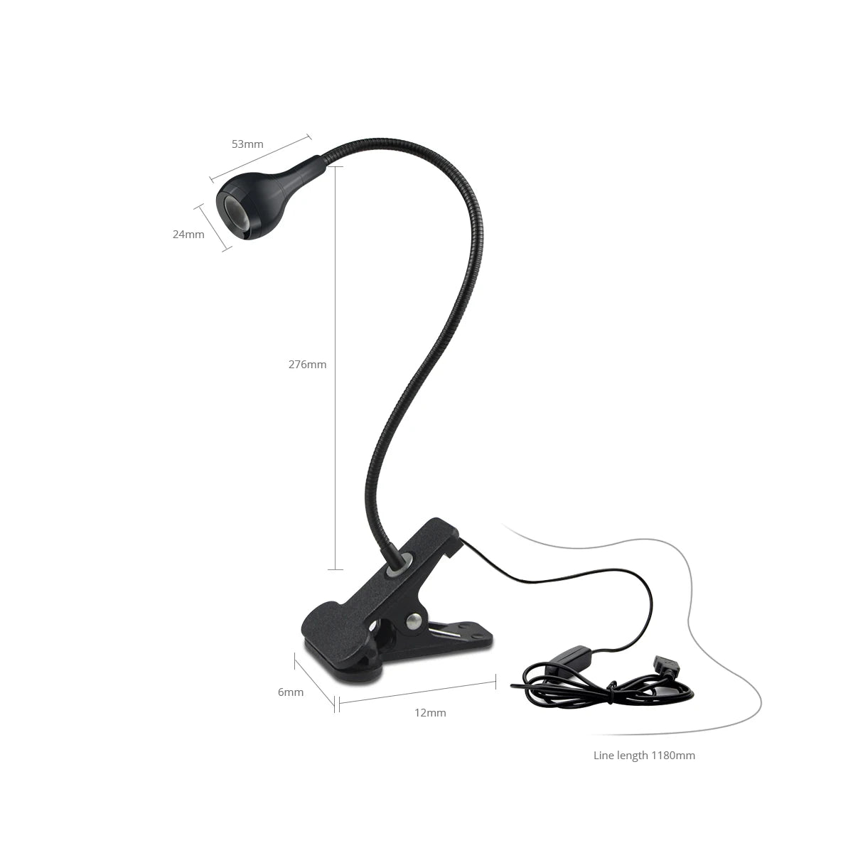Flexible Table Lamp USB Power Lamp