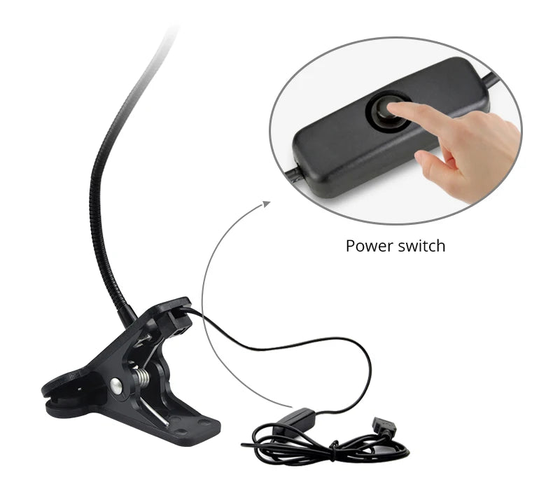 Flexible Table Lamp USB Power Lamp