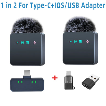 Wireless Lavalier Microphone Noise Reduction With Windproof