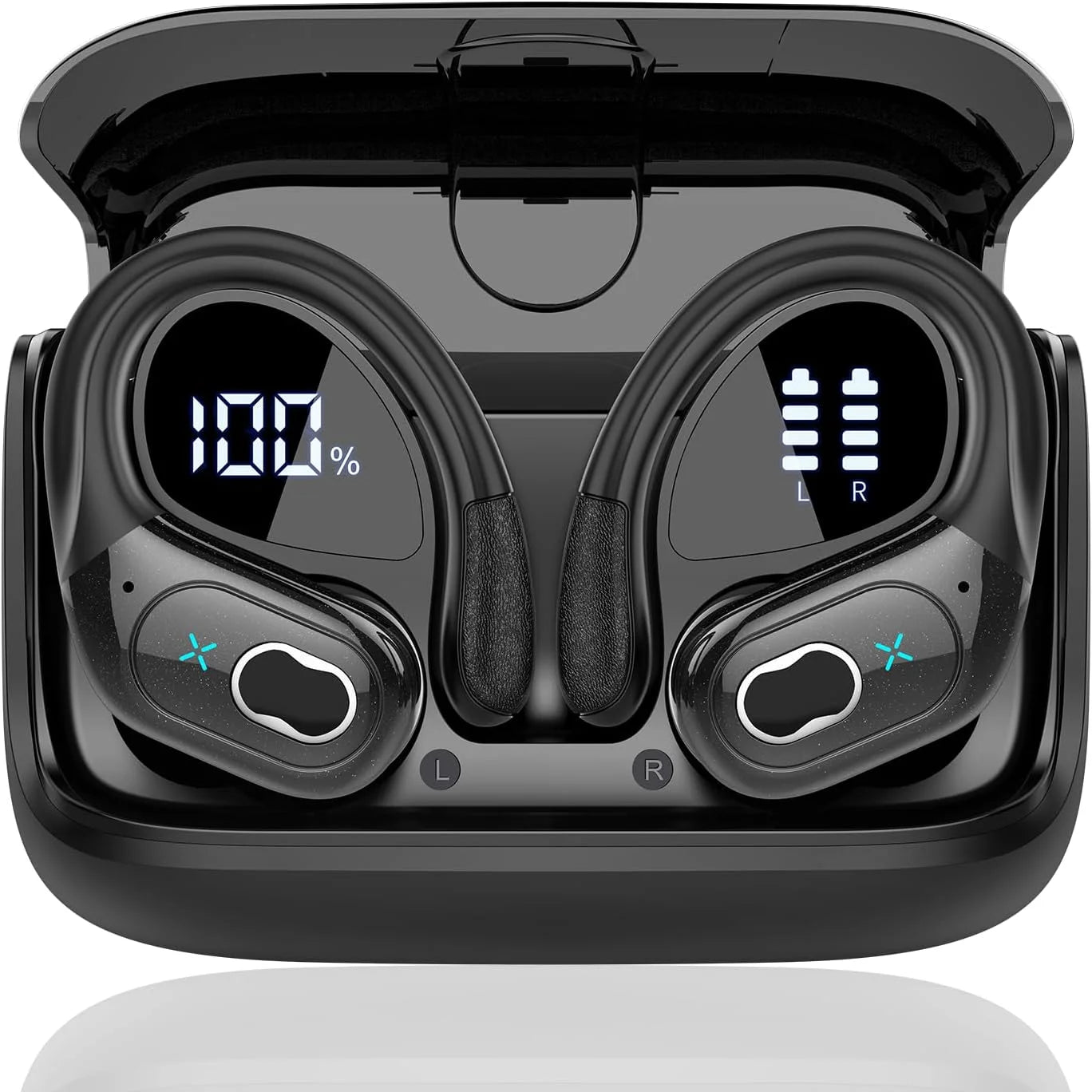 TWS Sports Earbuds Bluetooth Wireless Headphones LED Touch Hands-free Earphone