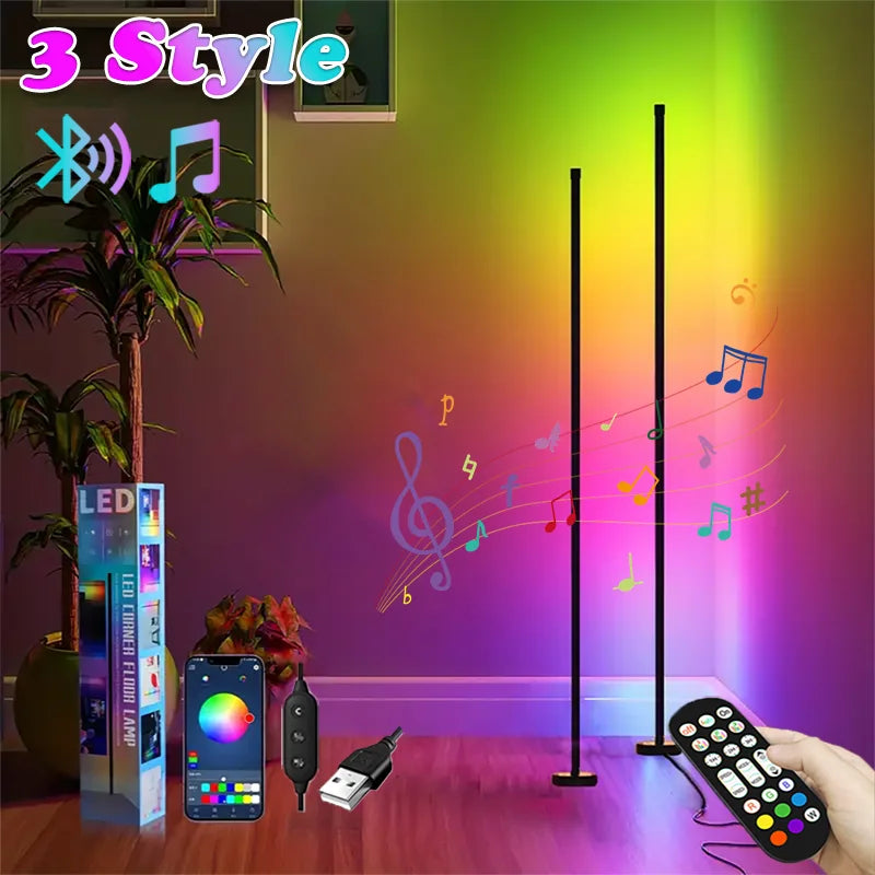 122cm Smart Corner Floor Lamp Dimmable