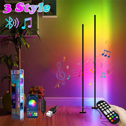 122cm Smart Corner Floor Lamp Dimmable